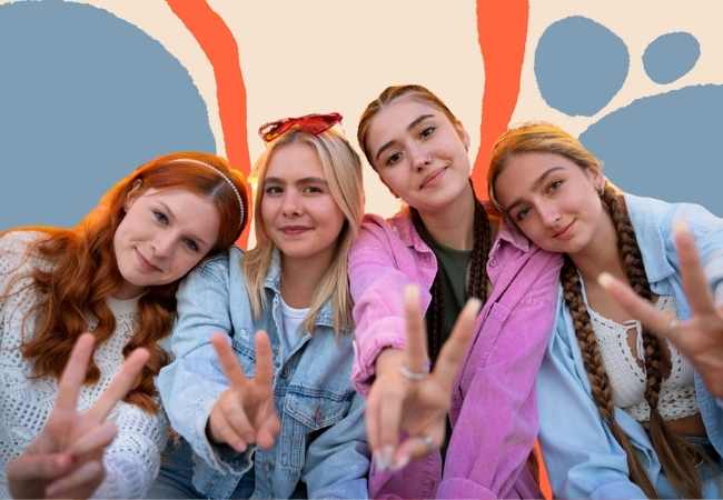 4 adolescentes qui ont eu leurs premières règles