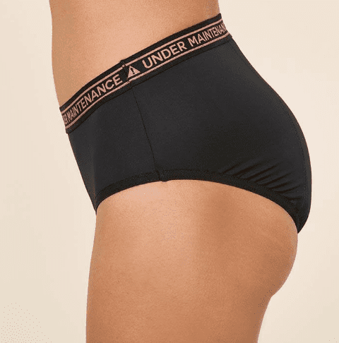 Culotte menstruelle vue de profil pour règles abondantes