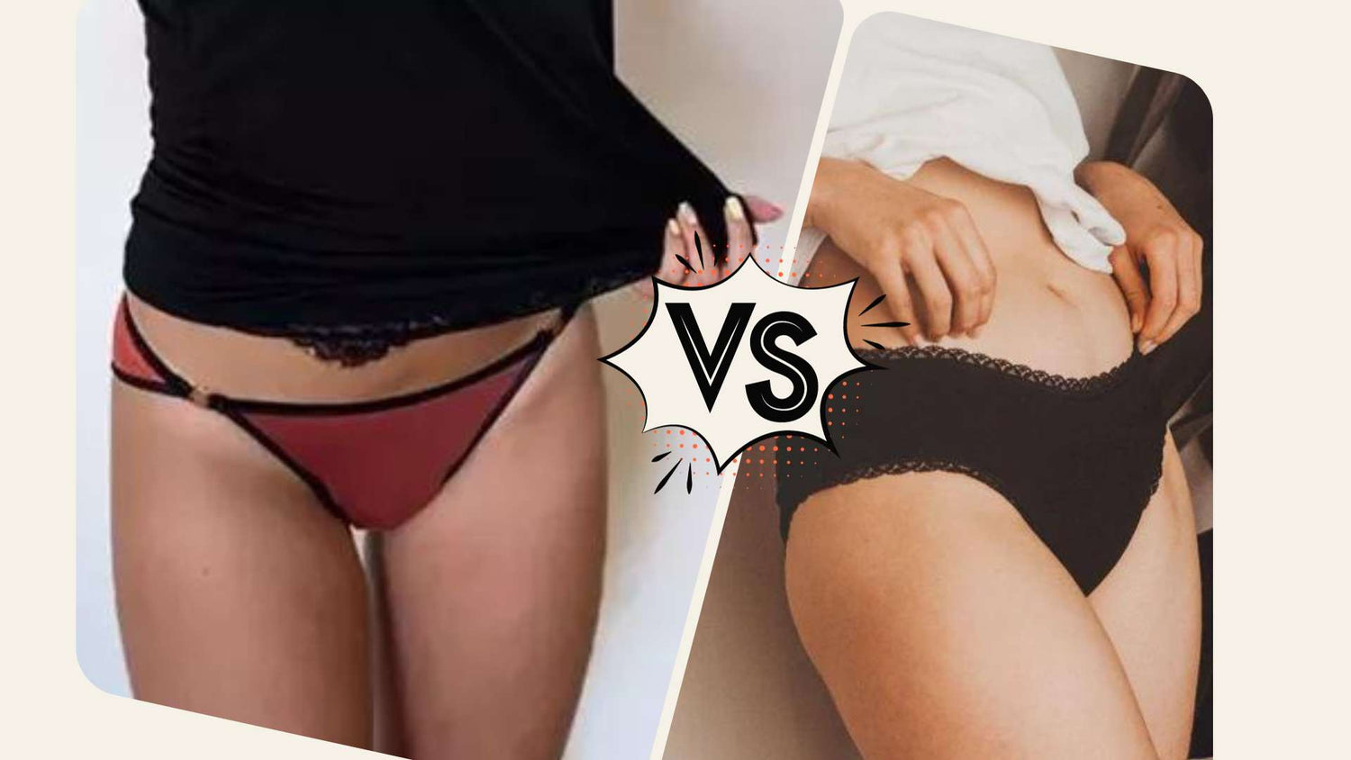 Nos meilleures culottes menstruelles écologiques : Axelle à droite et Armande à gauche