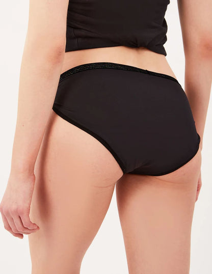 Lingerie de règles et fuites urinaires pour  sport ecoresponsable Strawberry pour flux moyens, vue de dos